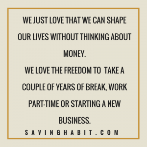 what we love about financial independence