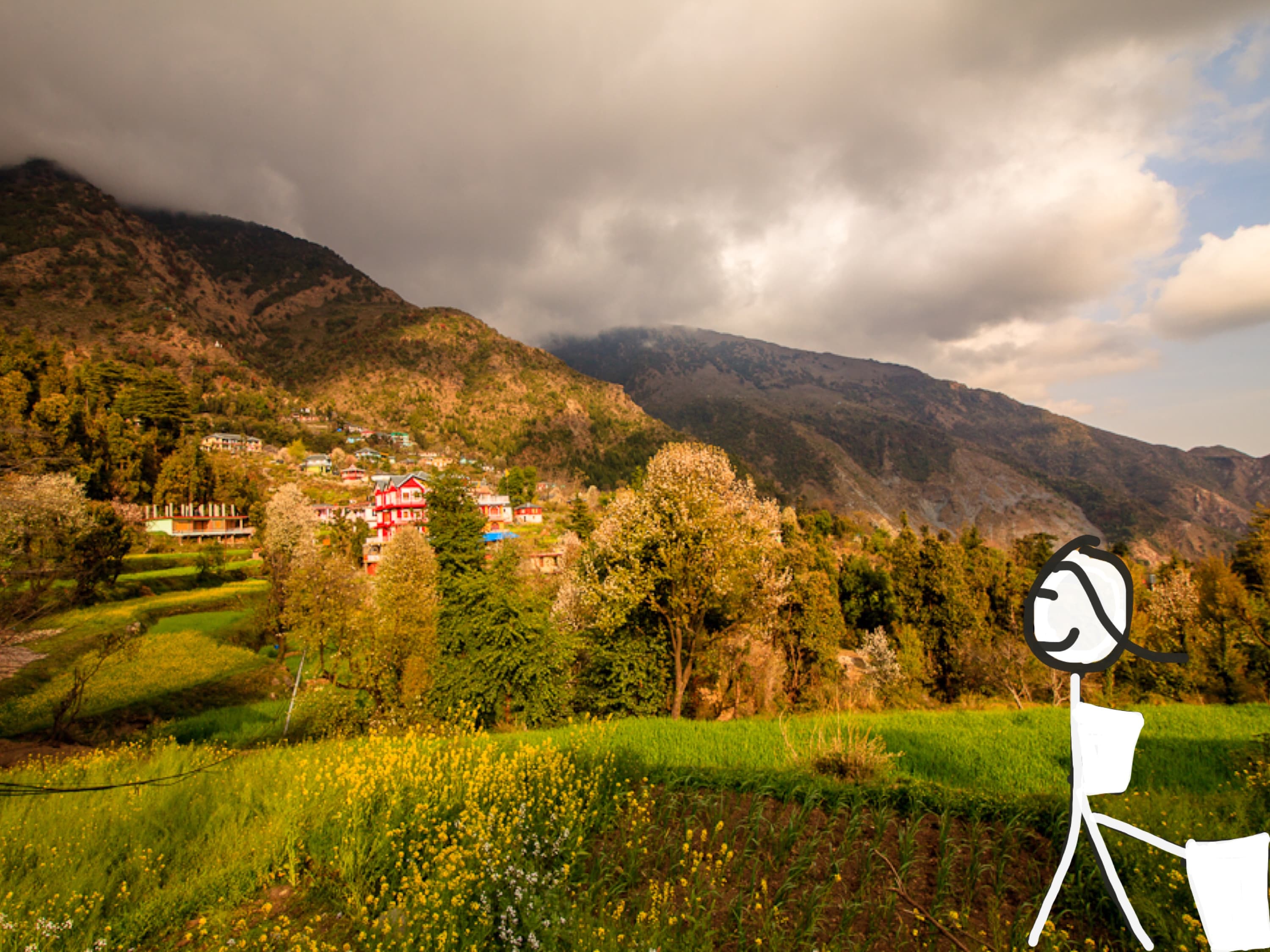 Sugandha Reached the destination