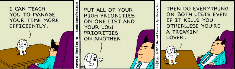 Dilbert time management